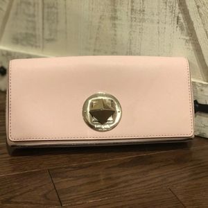 Kate Spade dusty pink clutch